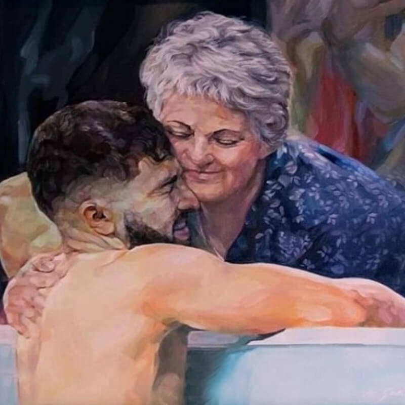 Joško Gvardiol s majkom – portret po narudžbi