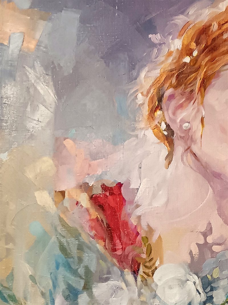 Efekti, ulje na platnu, 80 × 60 cm